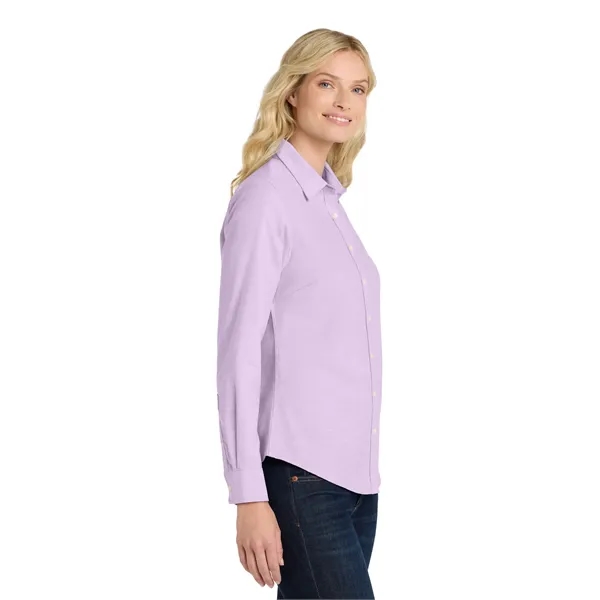 Port Authority Women's SuperPro Oxford Shirt. - Port Authority Women's SuperPro Oxford Shirt. - Image 25 of 29