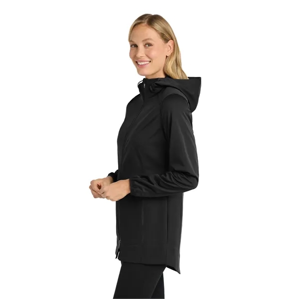 Port Authority Women's Active Hooded Soft Shell Jacket. - Port Authority Women's Active Hooded Soft Shell Jacket. - Image 2 of 14