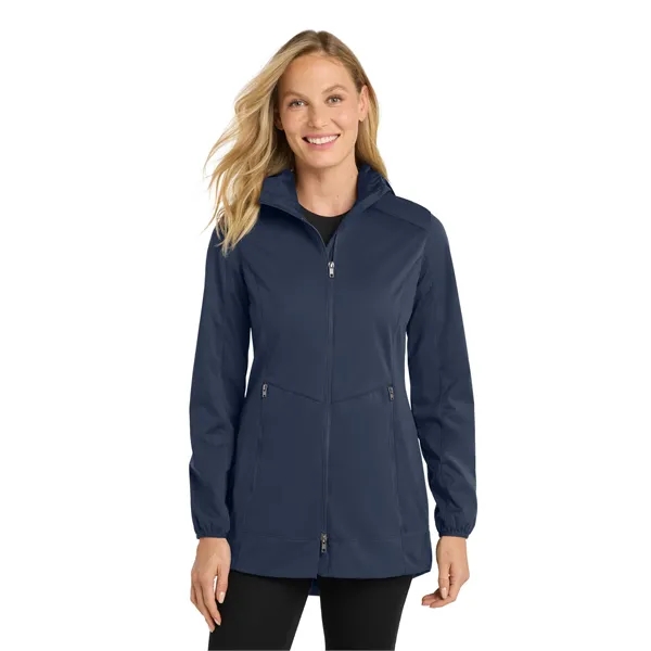 Port Authority Women's Active Hooded Soft Shell Jacket. - Port Authority Women's Active Hooded Soft Shell Jacket. - Image 10 of 14