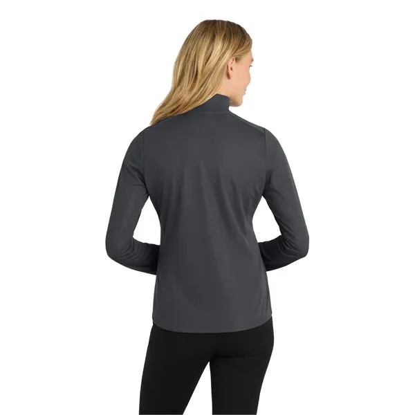 Port Authority Women's Pinpoint Mesh 1/2-Zip . - Port Authority Women's Pinpoint Mesh 1/2-Zip . - Image 1 of 14