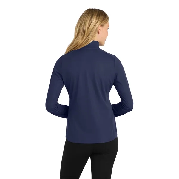 Port Authority Women's Pinpoint Mesh 1/2-Zip . - Port Authority Women's Pinpoint Mesh 1/2-Zip . - Image 11 of 14