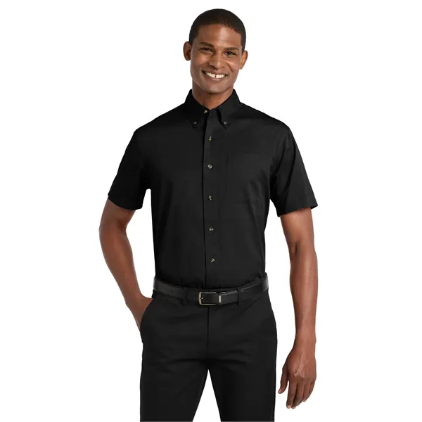 Port Authority Short Sleeve Twill Shirt. - Port Authority Short Sleeve Twill Shirt. - Image 0 of 14