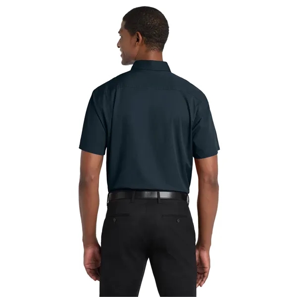 Port Authority Short Sleeve Twill Shirt. - Port Authority Short Sleeve Twill Shirt. - Image 6 of 14