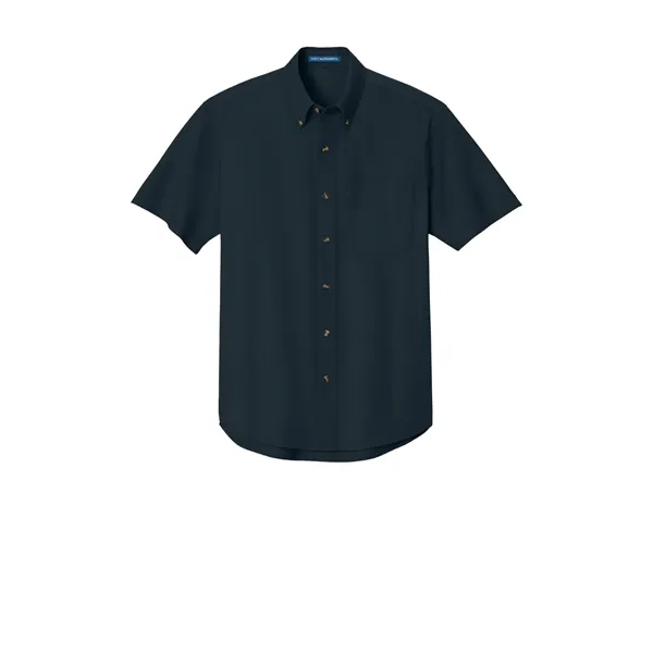 Port Authority Short Sleeve Twill Shirt. - Port Authority Short Sleeve Twill Shirt. - Image 8 of 14