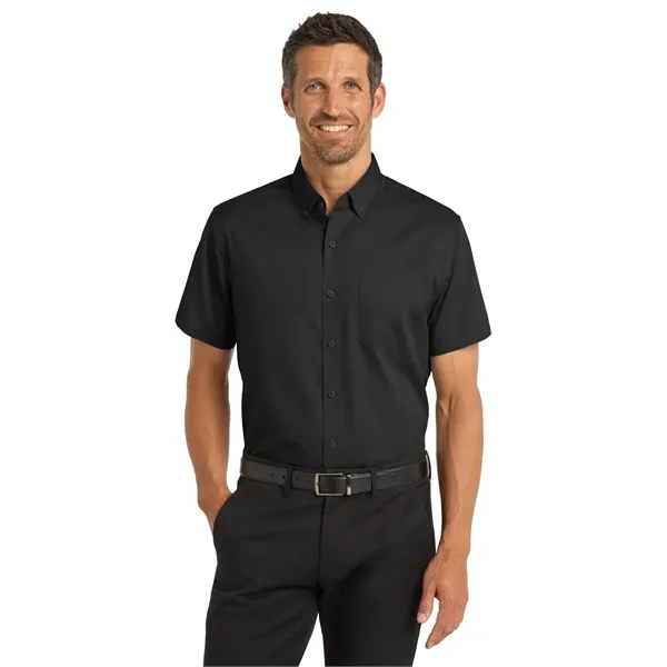 Port Authority Short Sleeve SuperPro Twill Shirt. - Port Authority Short Sleeve SuperPro Twill Shirt. - Image 0 of 34