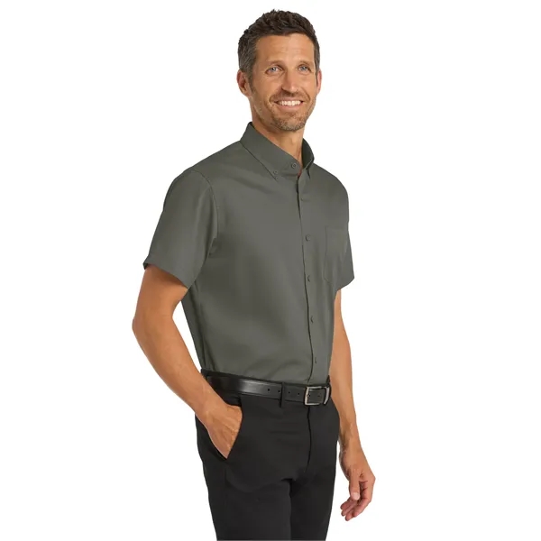 Port Authority Short Sleeve SuperPro Twill Shirt. - Port Authority Short Sleeve SuperPro Twill Shirt. - Image 10 of 34