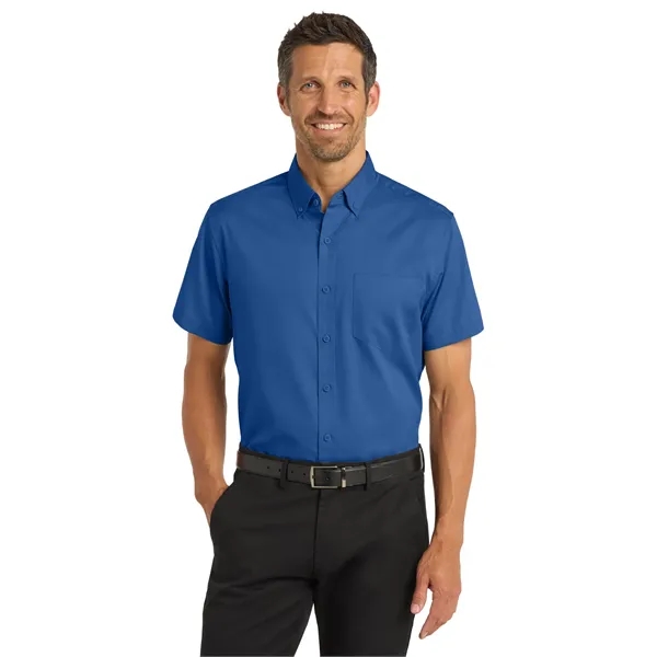 Port Authority Short Sleeve SuperPro Twill Shirt. - Port Authority Short Sleeve SuperPro Twill Shirt. - Image 12 of 34