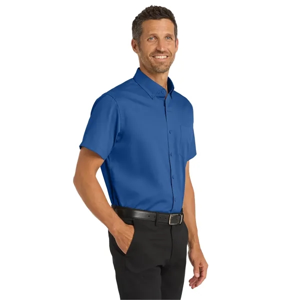 Port Authority Short Sleeve SuperPro Twill Shirt. - Port Authority Short Sleeve SuperPro Twill Shirt. - Image 15 of 34