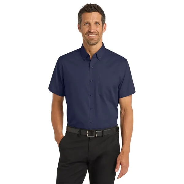 Port Authority Short Sleeve SuperPro Twill Shirt. - Port Authority Short Sleeve SuperPro Twill Shirt. - Image 16 of 34