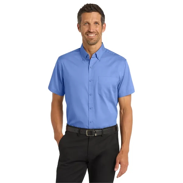 Port Authority Short Sleeve SuperPro Twill Shirt. - Port Authority Short Sleeve SuperPro Twill Shirt. - Image 21 of 34