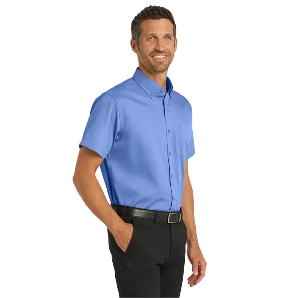 Port Authority Short Sleeve SuperPro Twill Shirt. - Port Authority Short Sleeve SuperPro Twill Shirt. - Image 24 of 34