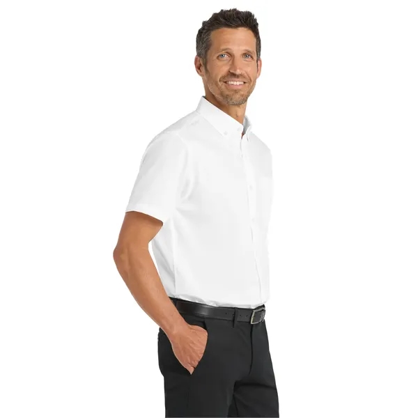 Port Authority Short Sleeve SuperPro Twill Shirt. - Port Authority Short Sleeve SuperPro Twill Shirt. - Image 29 of 34