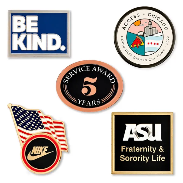 USA Enamel Custom Lapel Pins 1" - USA Enamel Custom Lapel Pins 1" - Image 0 of 8