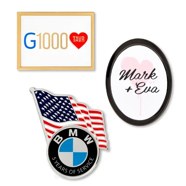 USA Enamel Custom Lapel Pins 1" - USA Enamel Custom Lapel Pins 1" - Image 1 of 8