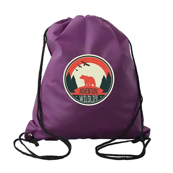 Jumbo Non Woven Drawstring Backpack - Jumbo Non Woven Drawstring Backpack - Image 1 of 6