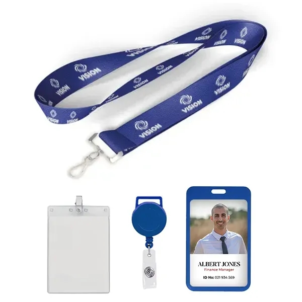 Polyester 3/4 inch Lanyard - Polyester 3/4 inch Lanyard - Image 0 of 2