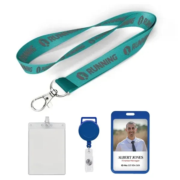 1/2 inch Polyester Lanyard-B - 1/2 inch Polyester Lanyard-B - Image 0 of 4