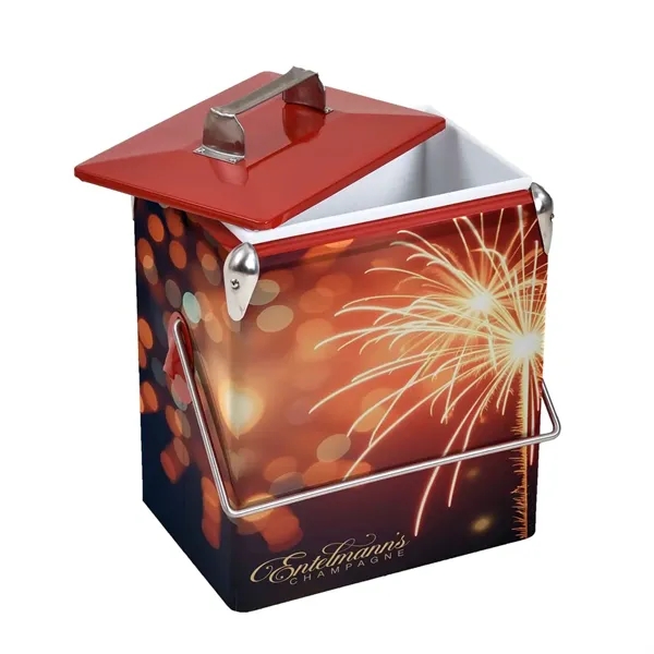 Vintage Cooler With Wrap - Vintage Cooler With Wrap - Image 1 of 2