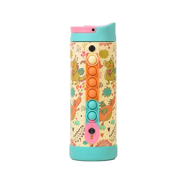 14oz Iconic Pop Fidget Bottle w/ Drinking Spout and Straw - 14oz Iconic Pop Fidget Bottle w/ Drinking Spout and Straw - Image 25 of 33