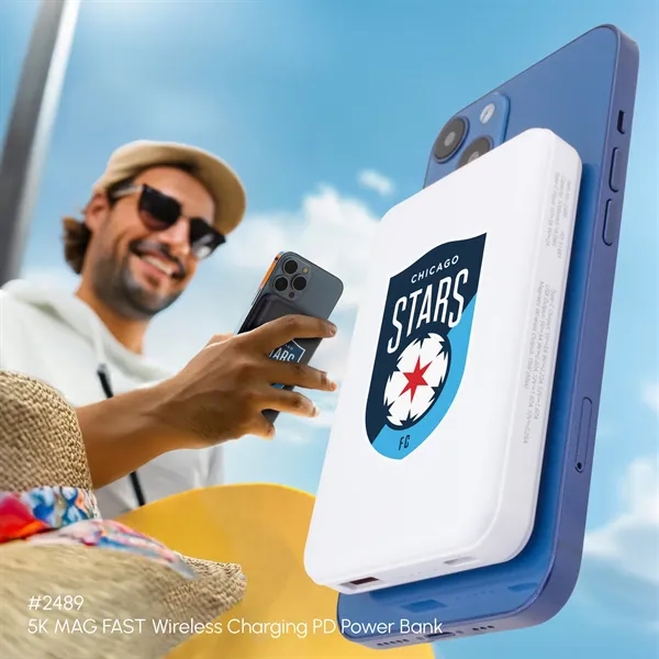 5K MAG FAST Wireless Charging PD Power Bank - 5K MAG FAST Wireless Charging PD Power Bank - Image 0 of 15