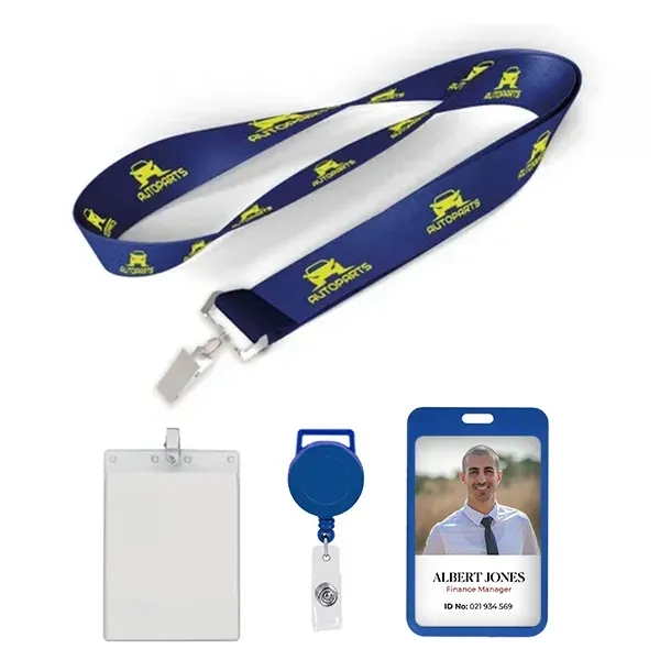 5/8" Lanyards Custom Polyester Material-C - 5/8" Lanyards Custom Polyester Material-C - Image 0 of 3