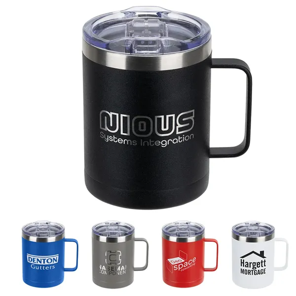 Ceva 14 oz Copper-Coated Powder-Coated Insulated Mug - Ceva 14 oz Copper-Coated Powder-Coated Insulated Mug - Image 0 of 5
