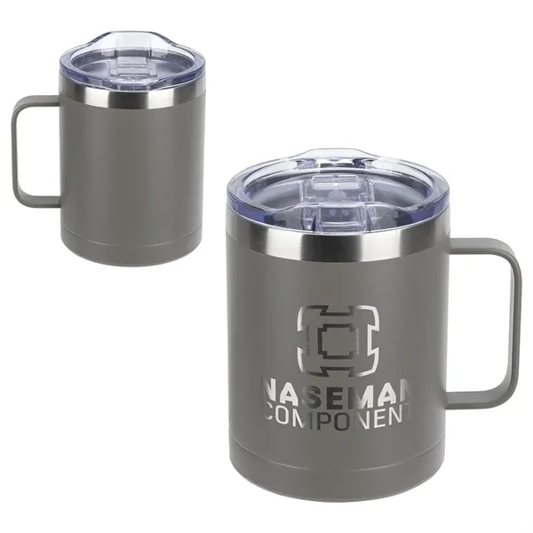 Ceva 14 oz Copper-Coated Powder-Coated Insulated Mug - Ceva 14 oz Copper-Coated Powder-Coated Insulated Mug - Image 3 of 5