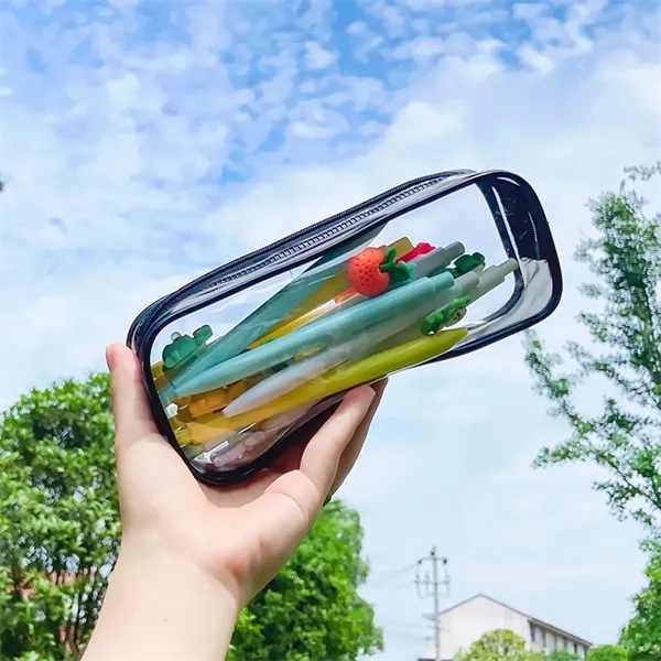 Transparent PVC Pencil Case for Students - Transparent PVC Pencil Case for Students - Image 9 of 9