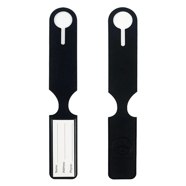 Long Strip PU Luggage Name Tag - Long Strip PU Luggage Name Tag - Image 2 of 4