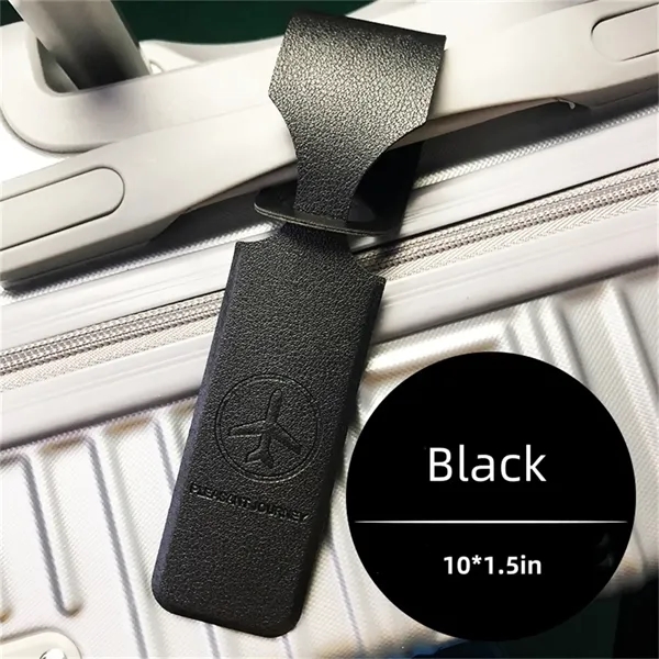 Long Strip PU Luggage Name Tag - Long Strip PU Luggage Name Tag - Image 3 of 4