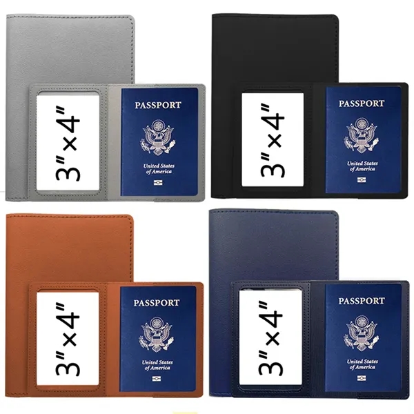 RFID Blocking Passport Holder Wallet for Travel - RFID Blocking Passport Holder Wallet for Travel - Image 2 of 4