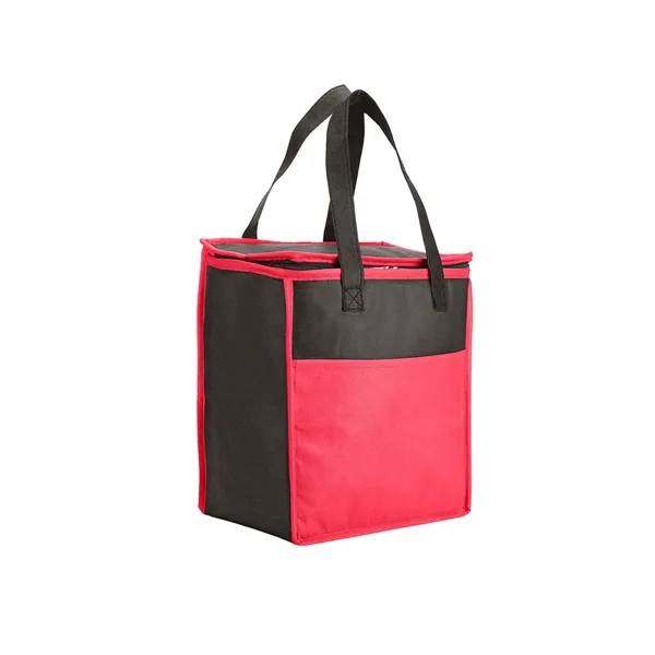 Two-Tone Flat Top Insulated Non-Woven Shopping... - Two-Tone Flat Top Insulated Non-Woven Shopping... - Image 5 of 8