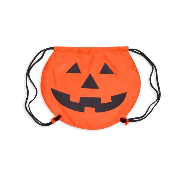 Pumpkin Drawstring Bag - Pumpkin Drawstring Bag - Image 1 of 3