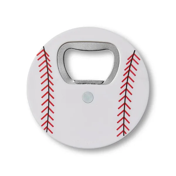 Baseball Bottle Opener - Baseball Bottle Opener - Image 0 of 2