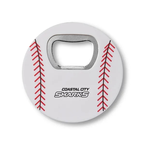Baseball Bottle Opener - Baseball Bottle Opener - Image 1 of 2