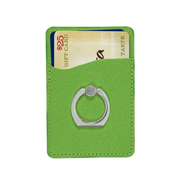 Leeman Tuscany Card Holder with Metal Ring Phone Stand - Leeman Tuscany Card Holder with Metal Ring Phone Stand - Image 3 of 17