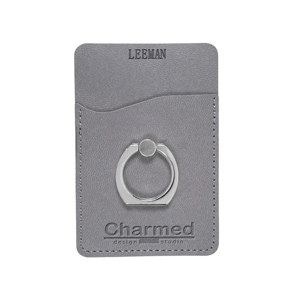 Leeman Tuscany Card Holder with Metal Ring Phone Stand - Leeman Tuscany Card Holder with Metal Ring Phone Stand - Image 5 of 17