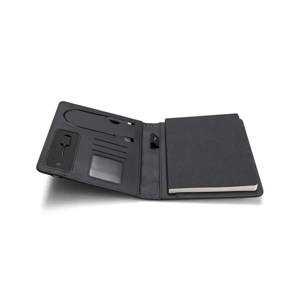 Leeman Roma 6"x8" Wireless Power Charger Refillable Journal - Leeman Roma 6"x8" Wireless Power Charger Refillable Journal - Image 2 of 3