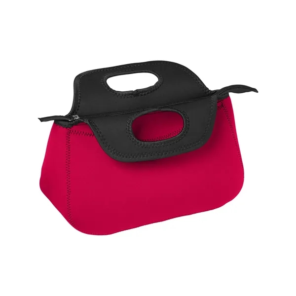 Zippered Neoprene Lunch Cooler Tote Bag - Zippered Neoprene Lunch Cooler Tote Bag - Image 7 of 14