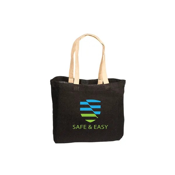 Eco-Green Jute Tote Bag - Eco-Green Jute Tote Bag - Image 0 of 2
