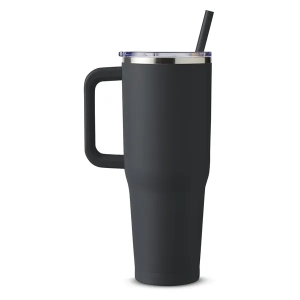 Harriton 40 oz. Vacuum Insulated Stainless Steel Travel T... - Harriton 40 oz. Vacuum Insulated Stainless Steel Travel T... - Image 16 of 40