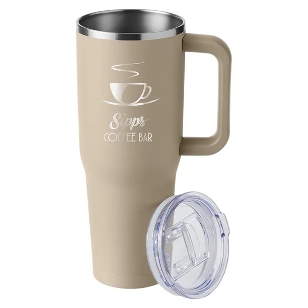 Harriton 40 oz. Vacuum Insulated Stainless Steel Travel T... - Harriton 40 oz. Vacuum Insulated Stainless Steel Travel T... - Image 25 of 40