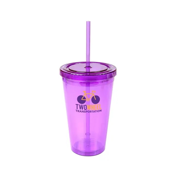 16 oz. Double Wall Cool Acrylic Tumbler - 16 oz. Double Wall Cool Acrylic Tumbler - Image 2 of 2