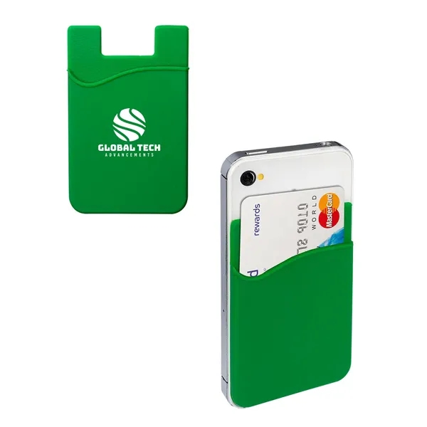 Econo Silicone Mobile Cell Phone Wallet - Econo Silicone Mobile Cell Phone Wallet - Image 4 of 21