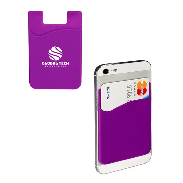 Econo Silicone Mobile Cell Phone Wallet - Econo Silicone Mobile Cell Phone Wallet - Image 13 of 21