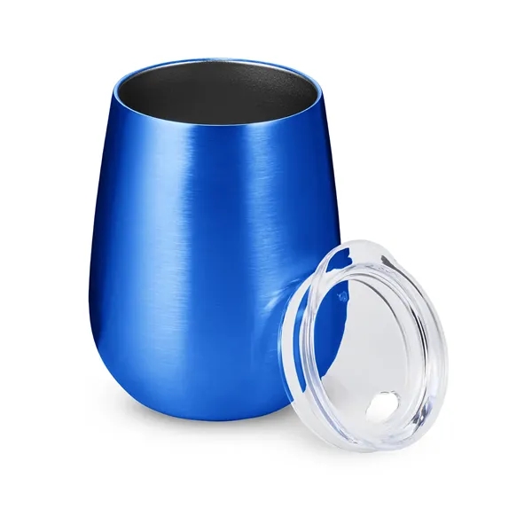 10 oz. Stemless Insulated Wine Tumbler With Lid - 10 oz. Stemless Insulated Wine Tumbler With Lid - Image 2 of 11