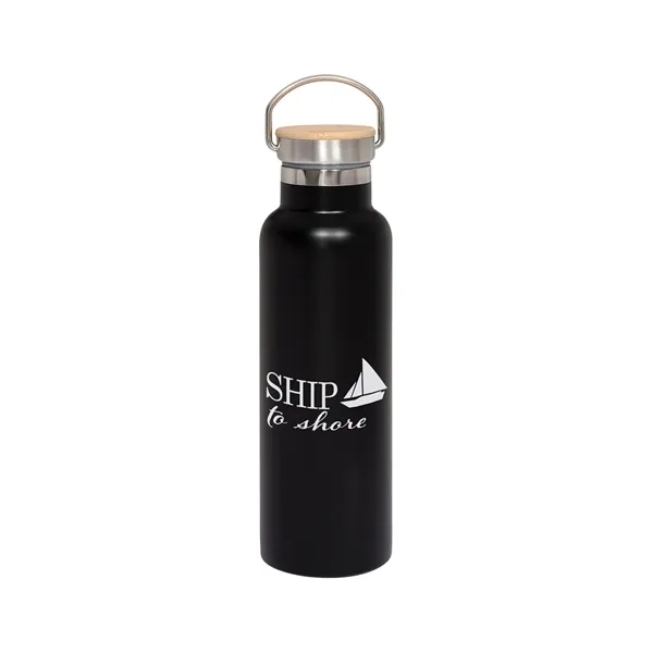 20 oz. Vacuum Insulated Water Bottle With Bamb... - 20 oz. Vacuum Insulated Water Bottle With Bamb... - Image 6 of 7