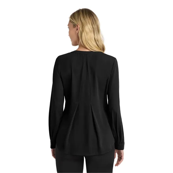 Port Authority Women's Long Sleeve Button-Front Blouse. - Port Authority Women's Long Sleeve Button-Front Blouse. - Image 1 of 14
