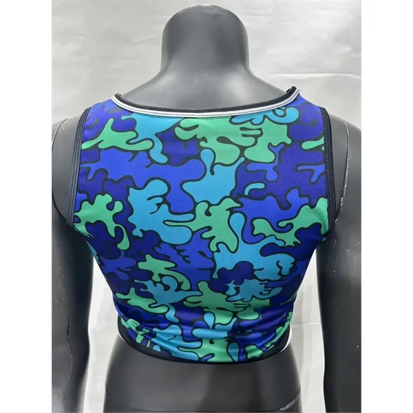 Cheerleader uniform with Sleevless Croptop and Skirt - Cheerleader uniform with Sleevless Croptop and Skirt - Image 2 of 6