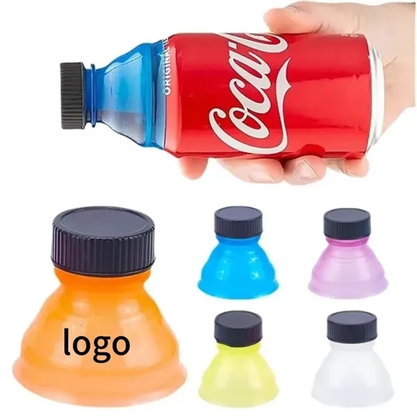 Soda Can Lids Covers Reusable Spill-proof Bottle - Soda Can Lids Covers Reusable Spill-proof Bottle - Image 0 of 4